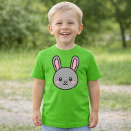 Dětské tričko zelené Zajíc