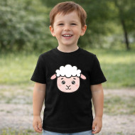 Dětské tričko černé Ovce