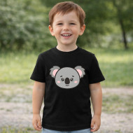 Dětské tričko černé Koala
