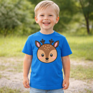 Dětské tričko modré Srnec