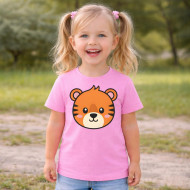 Dětské tričko růžové Tygr