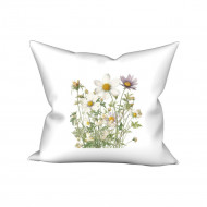 Povlak na polštářek Luční kvítí světlé