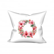 Povlak na polštářek Havajský věnec růžový
