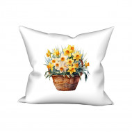 Povlak Košík s narcisy