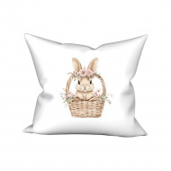 Povlak Velikonoční zajíček v košíku