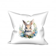 Povlak Velikonoční věneček se zajíčkem