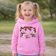 Dětská růžová mikina Křemílek a Vochomůrka dárečky