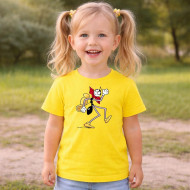 Dětské tričko žluté Ferda Mravenec a výlet