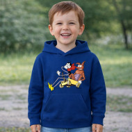 Dětská modrá mikina Ferda Mravenec a Brouk Pytlík