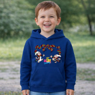 Dětská modrá mikina Křemílek a Vochomůrka dárečky