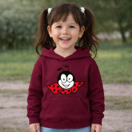 Dětská bordó mikina Ferda