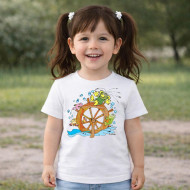 Dětské tričko bílé Rákosníček vodní kolo