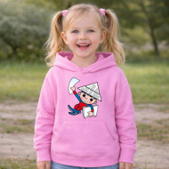 Dětská růžová mikina Večerníček dobrou noc