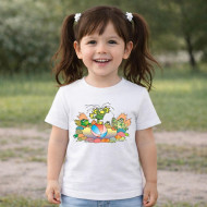 Dětské tričko bílé Rákosníček rybník Brčálník