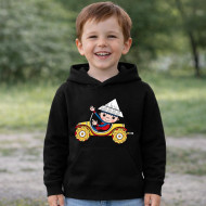 Dětská černá mikina Večerníček Auto