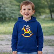 Dětská modrá mikina Večerníček koník