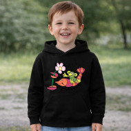 Dětská černá mikina Rákosníček rak