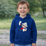 Dětská modrá mikina Večerníček dobrou noc