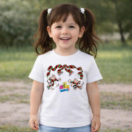 Dětské tričko bílé Křemílek a Vochomůrka dárečky