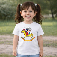 Dětské tričko bílé Večerníček koník