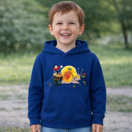 Dětská modrá mikina Ferda a šnek