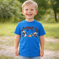 Dětské tričko modré Křemílek a Vochomůrka dárečky