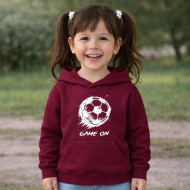 Dětská mikina granátová Fotbalový míč Game On bílý