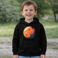 Dětská mikina černá Mars Explore Beyond černý text