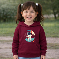 Dětská mikina granátová Astronaut