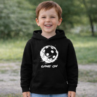 Dětská mikina černá Florbalový míček Game On bílý