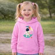 Dětská mikina růžová Astronaut