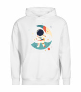 Mikina unisex bílá Astronaut