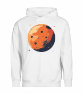 Mikina unisex bílá Mars