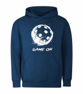 Mikina unisex tm. modrá Florbalový míček Game On bílý