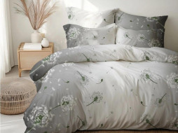 Povlečení Pampelišky šedé