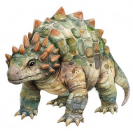 Nažehlovačka Barevný Ankylosaurus