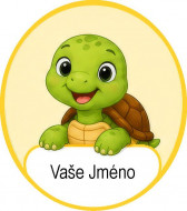 Nažehlovačka Želvička se jménem k označení oblečení