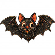 Nažehlovačka Veselý halloweenský netopýr