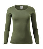 Dámské tričko Fit- LS khaki