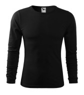 Pánské tričko Fit- LS černé