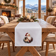 Ubrus Santa klaus s lucernou