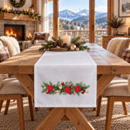 Ubrus Vánoční girlanda 34