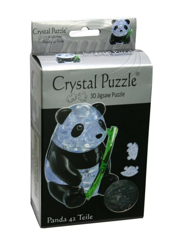 3D Crystal Puzzle - Panda And Baby: 50 Pcs