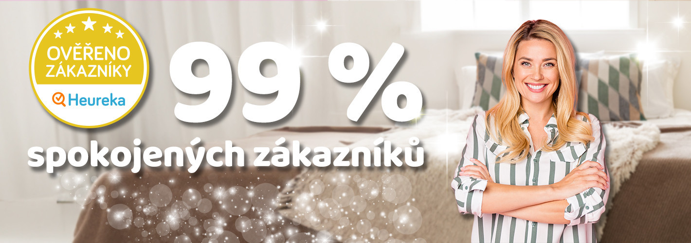 Heureka 99% spokojenost