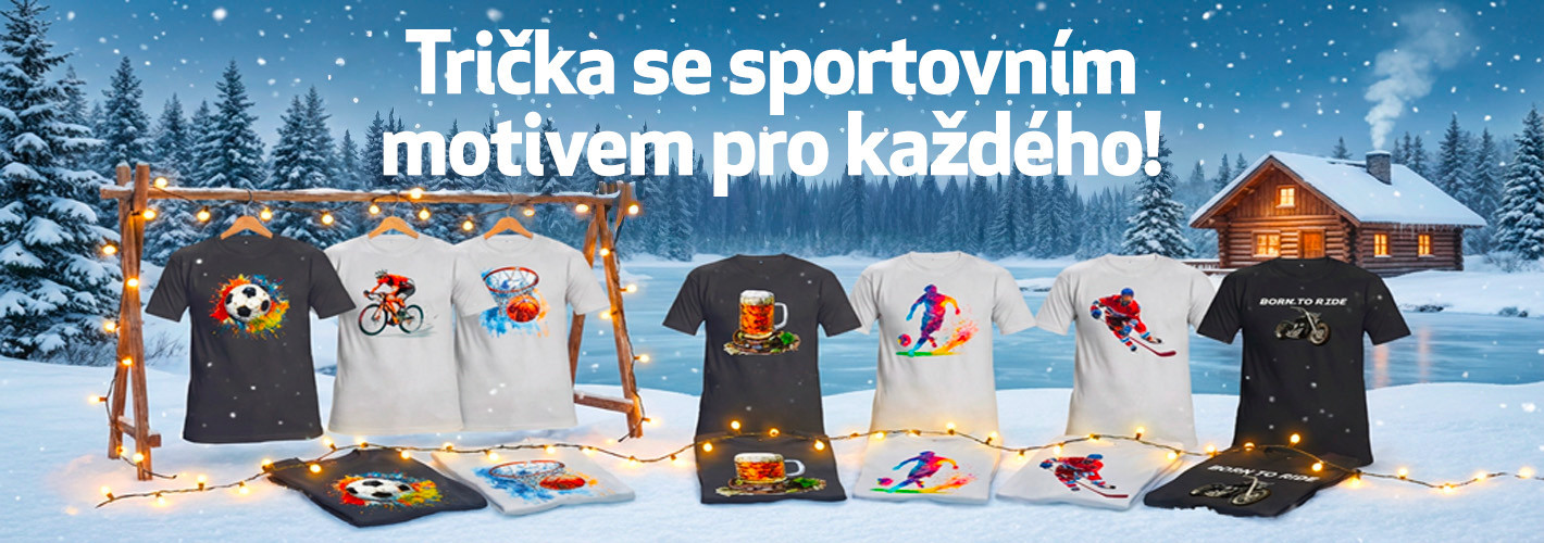 Trička se sportovním motivem pro každého